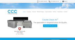 Desktop Screenshot of createcleanair.com